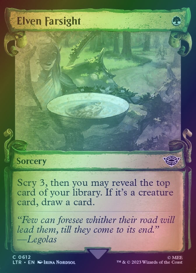 Elven Farsight (LTR) (612) / Showcase / Foil