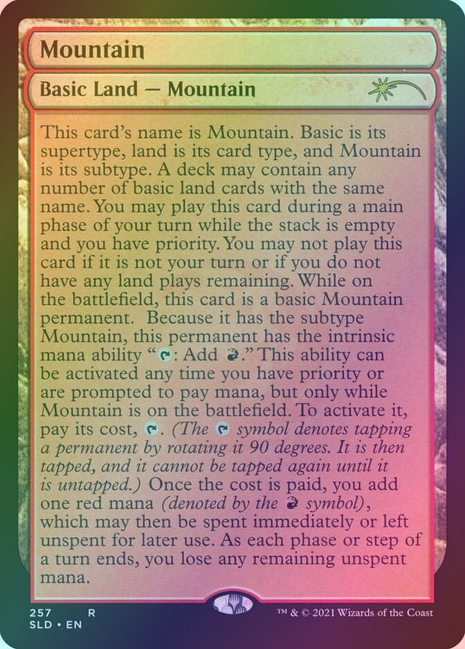 Mountain (SLD) (257) / Foil