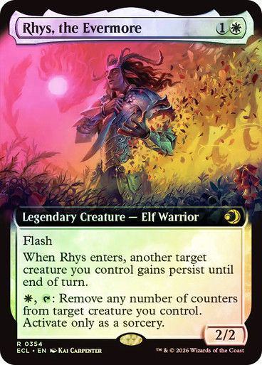 Rhys, the Evermore (ECL) (354) / Extended Art / Foil