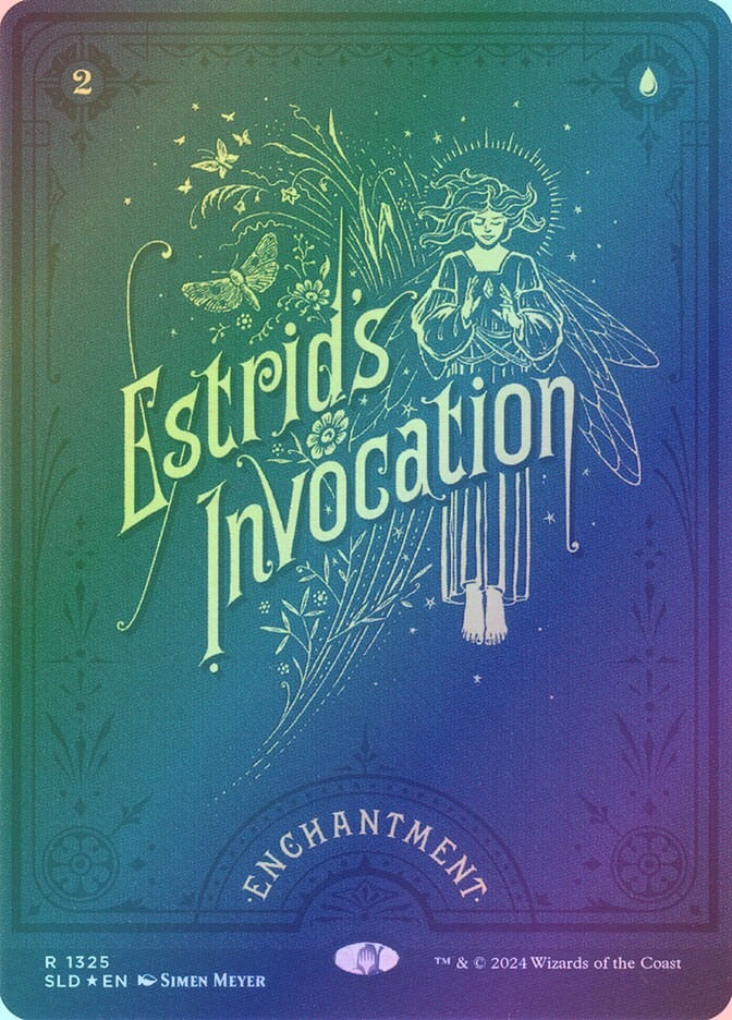 Estrid's Invocation // Estrid's Invocation (SLD) (1325) / Borderless / Foil — cara 1 de 2