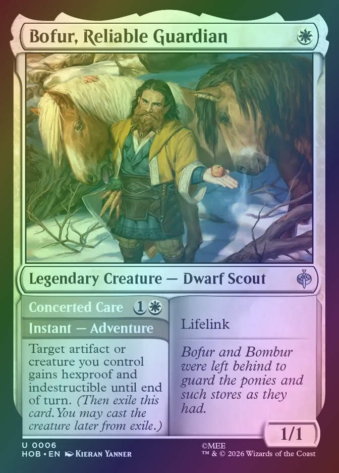 Bofur, Reliable Guardian // Concerted Care (HOB) (6) / Foil