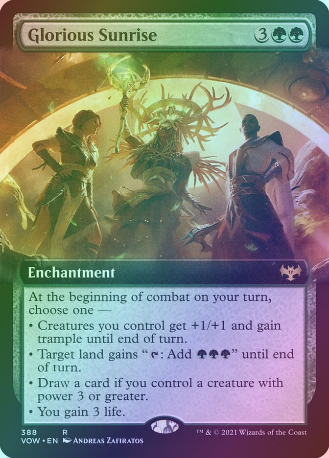 Glorious Sunrise (VOW) (388) / Extended Art / Foil