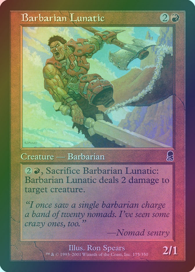 Barbarian Lunatic (ODY) (175) / Foil