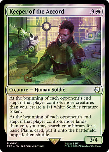 Keeper of the Accord (pip) (692) / Surge Foil