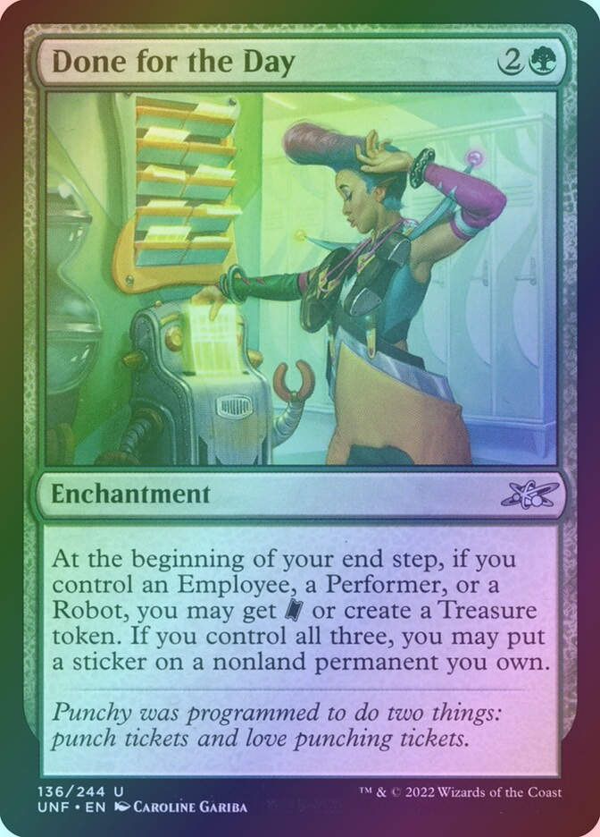 Done for the Day (UNF) (136) / Foil