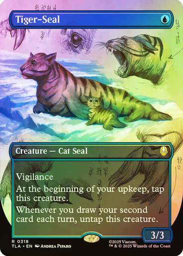 Tiger-Seal (TLA) (318) / Borderless / Foil