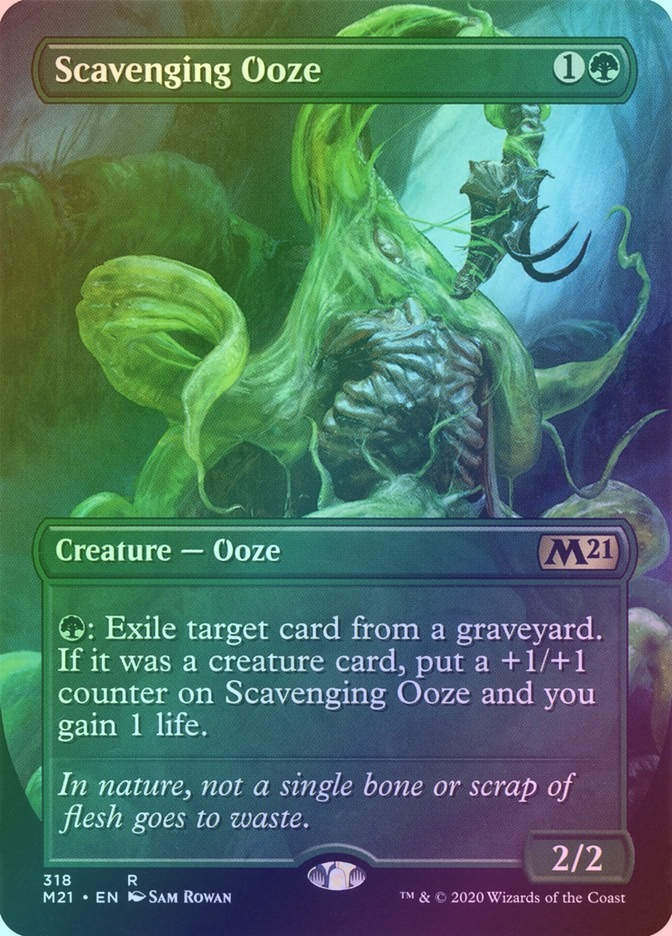 Scavenging Ooze (M21) (318) / Borderless / Foil