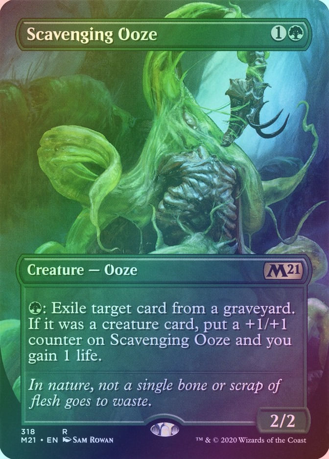 Scavenging Ooze (M21) (318) / Borderless / Foil