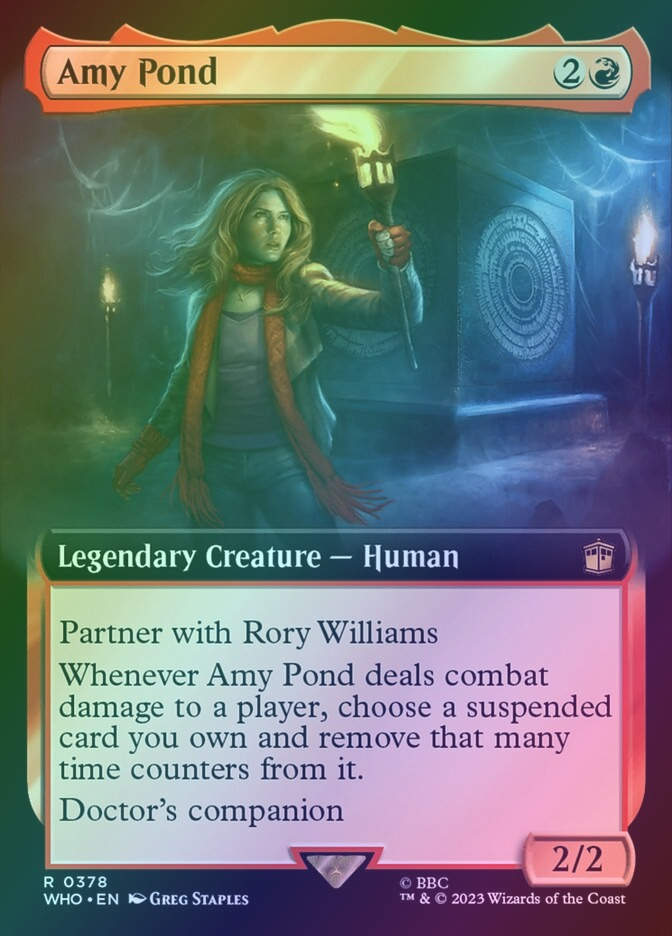 Amy Pond (WHO) (378) / Extended Art / Foil