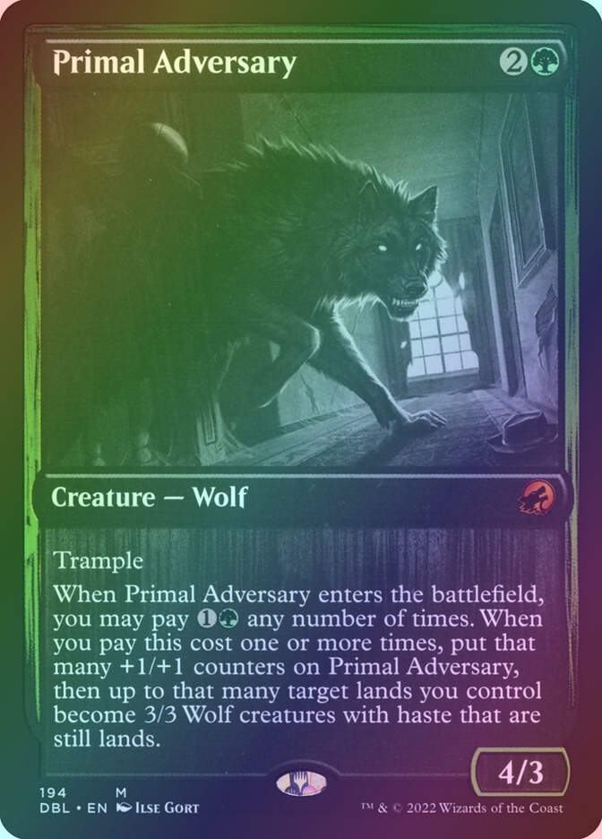 Primal Adversary (DBL) (194) / Foil