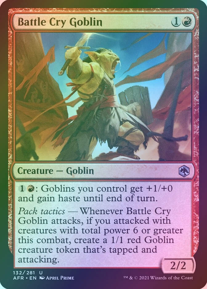 Battle Cry Goblin (AFR) (132) / Foil