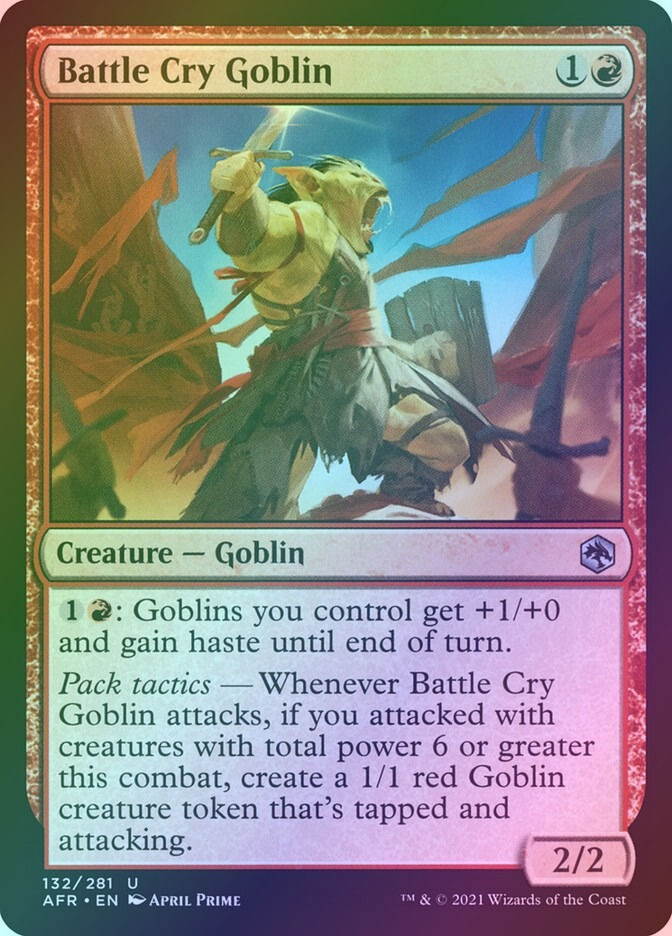 Battle Cry Goblin (AFR) (132) / Foil