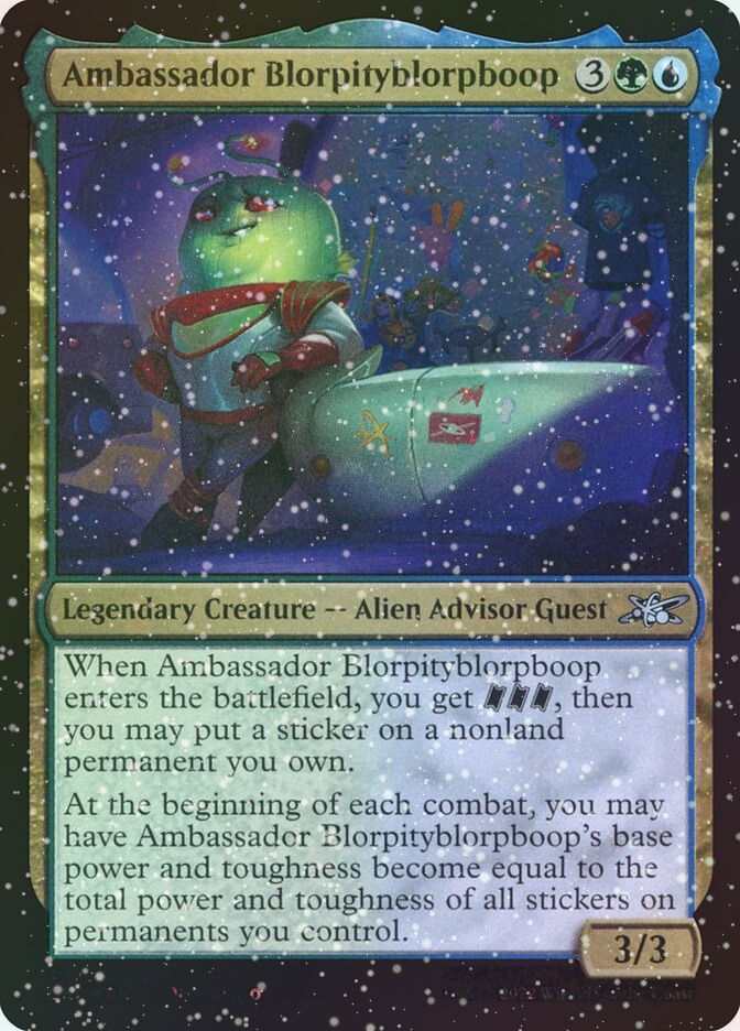Ambassador Blorpityblorpboop (UNF) (447) / Galaxy Foil