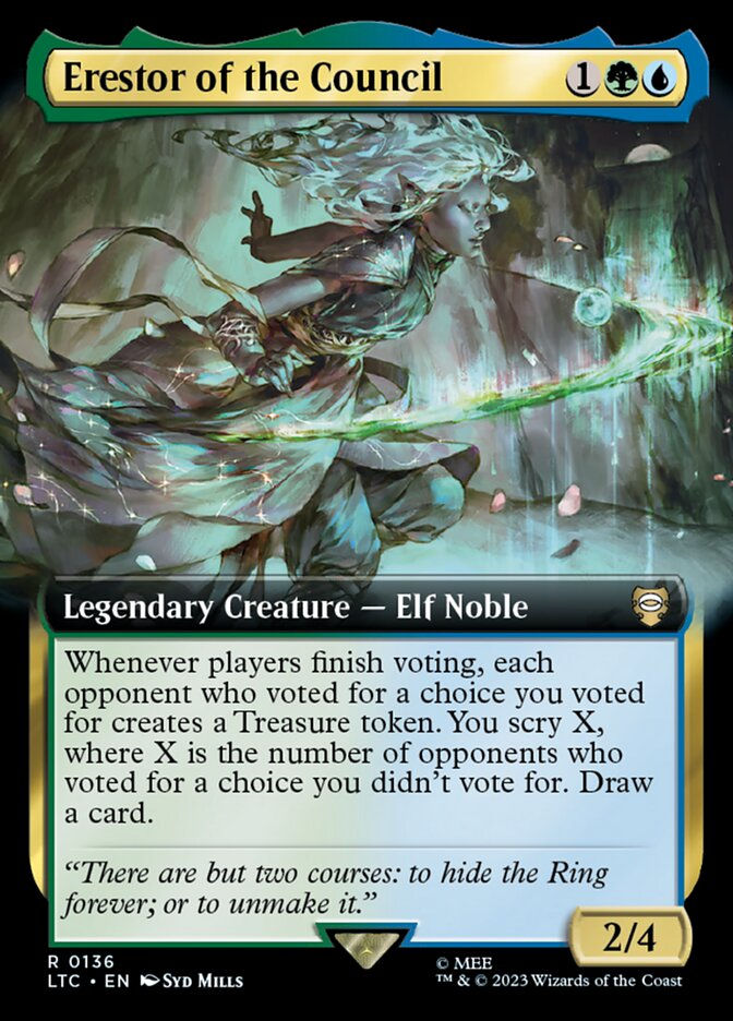 Erestor of the Council (LTC) (136) / Extended Art