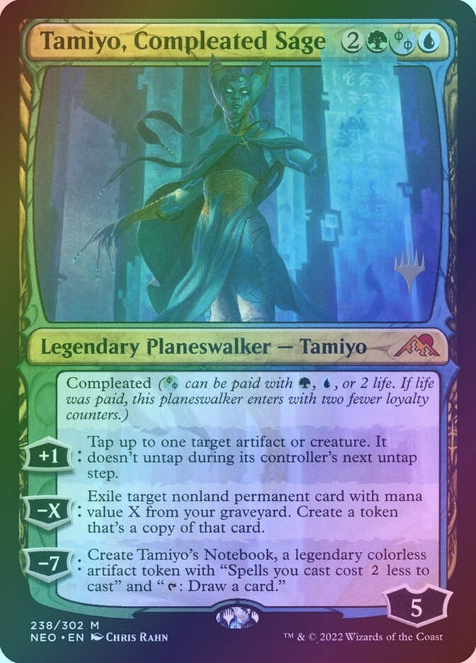 Tamiyo, Compleated Sage (PNEO) (238p) / Foil