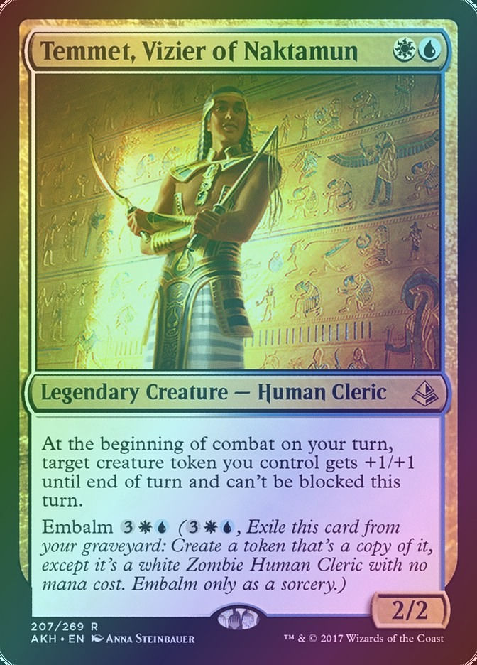 Temmet, Vizier of Naktamun (AKH) (207) / Foil