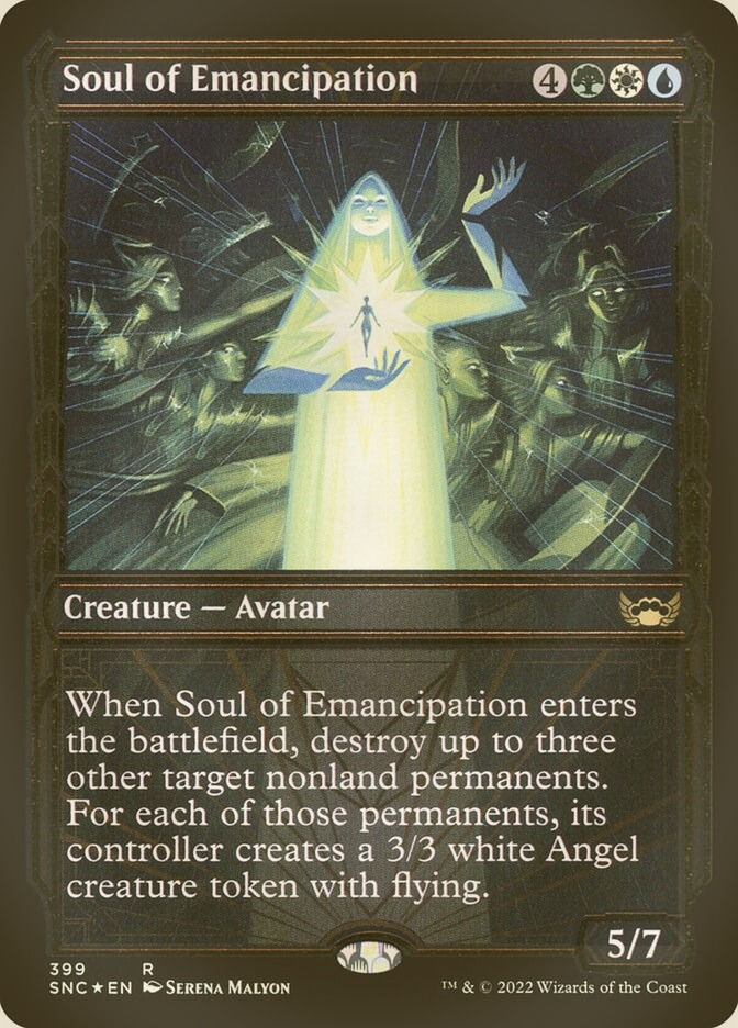 Soul of Emancipation (SNC) (399) / Showcase / Gilded Foil