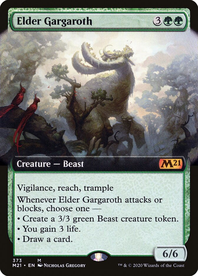 Elder Gargaroth (M21) (373) / Extended Art