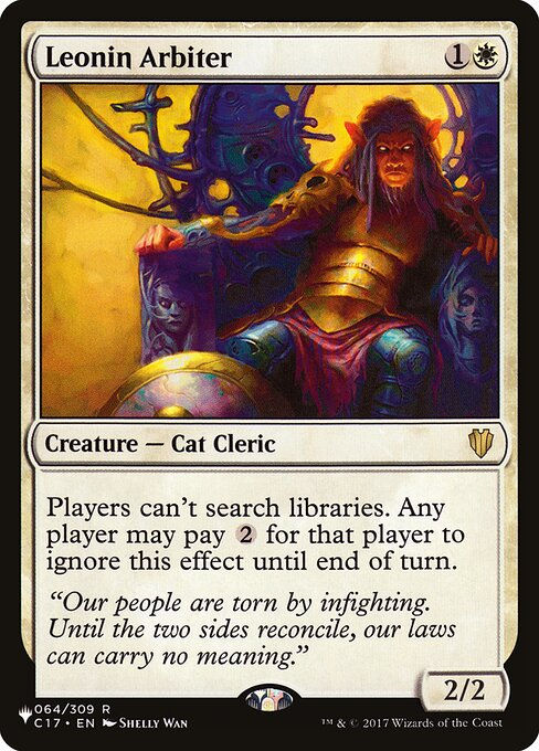 Leonin Arbiter (PLST) (C17-64)