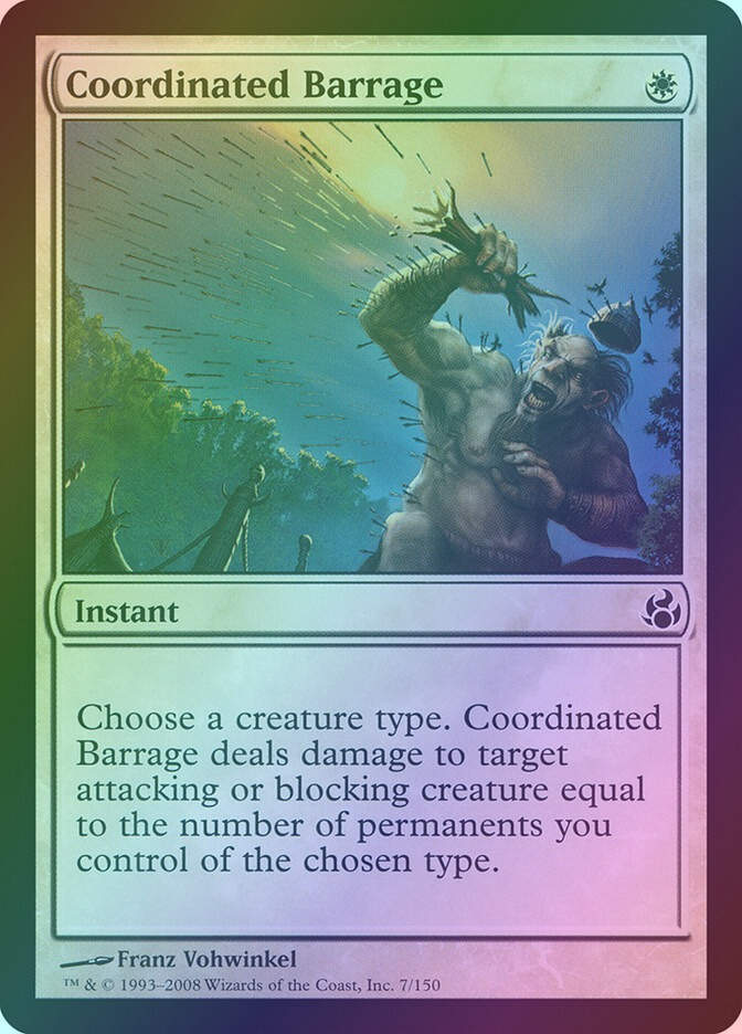 Coordinated Barrage (MOR) (7) / Foil