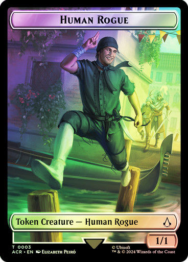 Human Rogue (tacr) (3) / Assassin (tacr) (4) Foil — cara 1 de 2