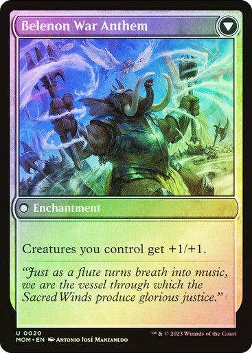 Invasion of Belenon // Belenon War Anthem (mom) / Foil — cara 2 de 2