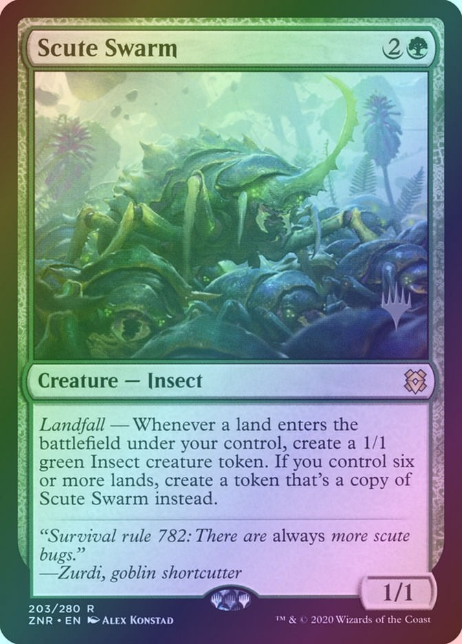 Scute Swarm (PZNR) (203p) / Foil