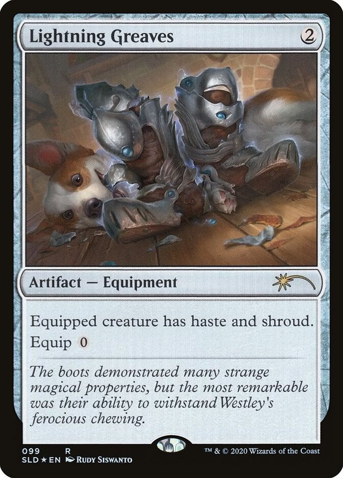 Lightning Greaves (SLD) (99)