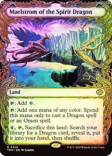 Maelstrom of the Spirit Dragon (TDM) (326) / Foil / Showcase BL