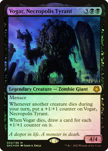 Vogar, Necropolis Tyrant (GN3) / Foil