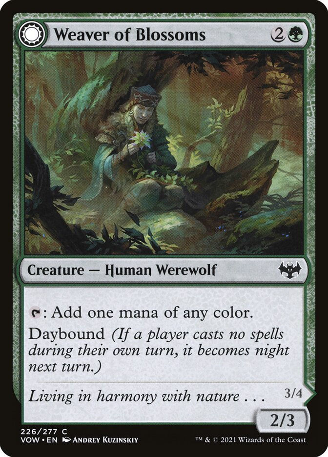 Weaver of Blossoms // Blossom-Clad Werewolf (VOW) (226)