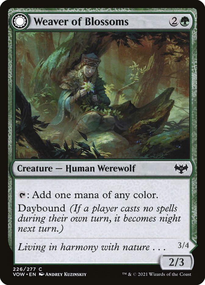 Weaver of Blossoms // Blossom-Clad Werewolf (VOW) (226)