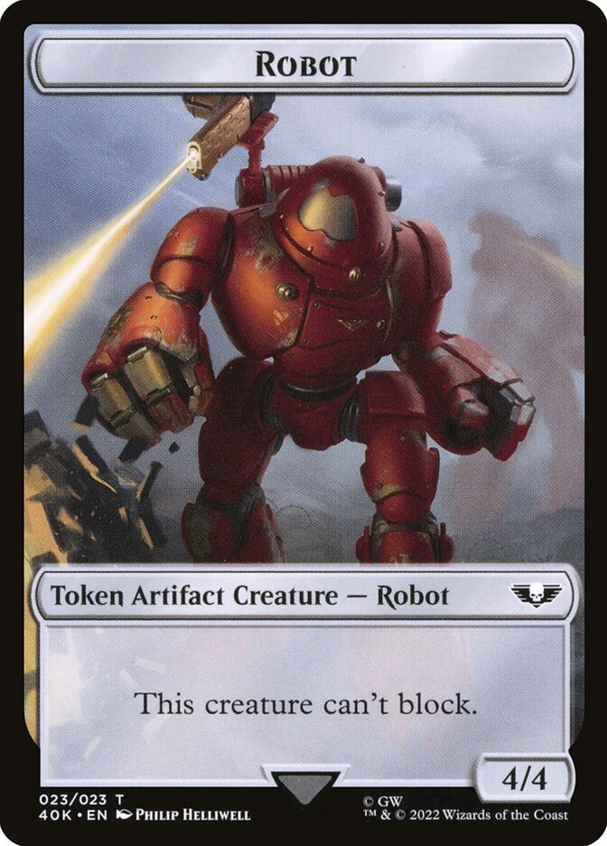 Astartes Warrior // Robot (T40K) (1 // 23) — cara 2 de 2