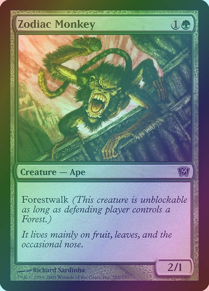 Zodiac Monkey (9ED) (285★) / Foil