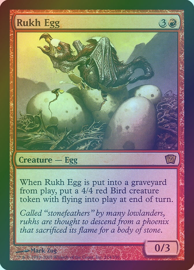Rukh Egg (9ED) (214★) / Foil