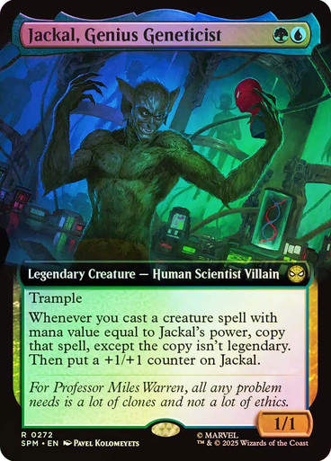 Jackal, Genius Geneticist (SPM) (272) / Extended Art / Foil
