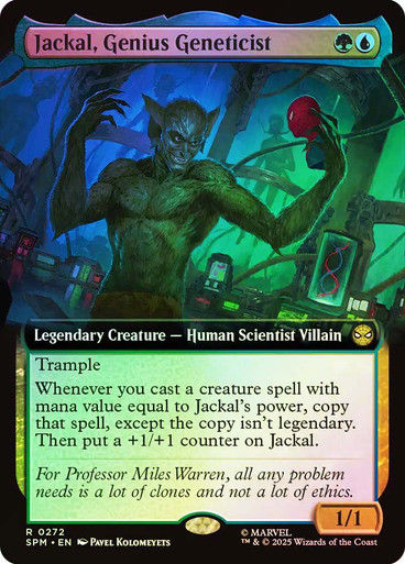 Jackal, Genius Geneticist (SPM) (272) / Extended Art / Foil