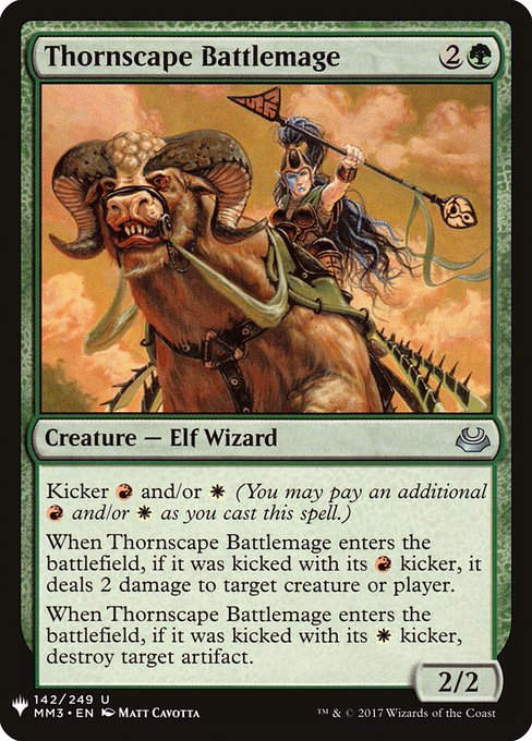 Thornscape Battlemage (PLST) (MM3-142)