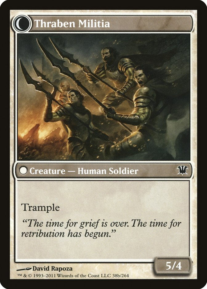 Thraben Sentry // Thraben Militia (ISD) (38) — cara 2 de 2