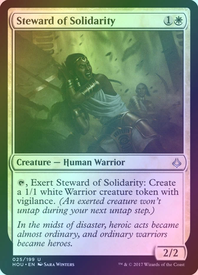 Steward of Solidarity (HOU) (25) / Foil