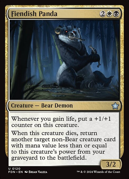 Fiendish Panda (FDN) (120)