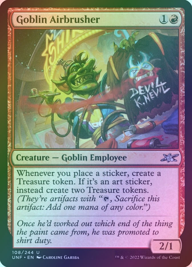 Goblin Airbrusher (UNF) (108) / Foil