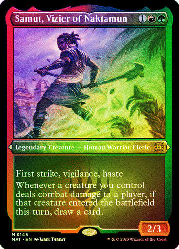 Samut, Vizier of Naktamun (MAT) / Foil Etched