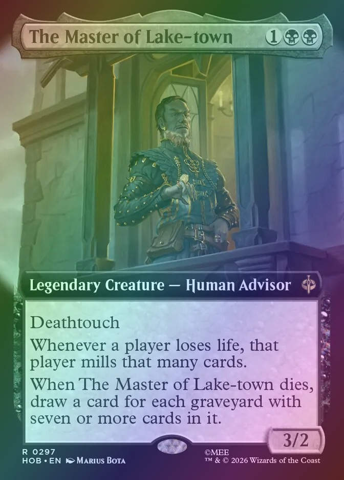 The Master of Lake-town (HOB) (297) / Extended Art / Foil