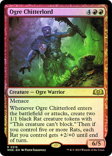Ogre Chitterlord (woe) / JumpStart / Foil