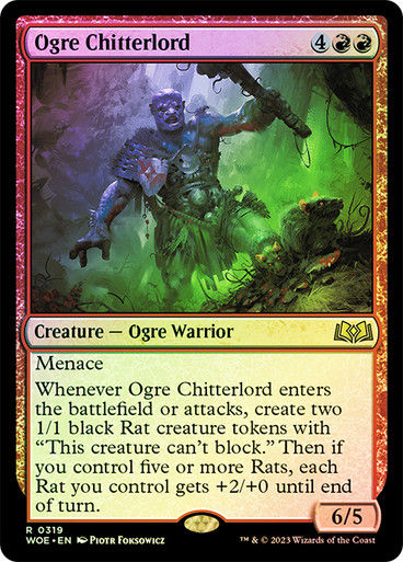 Ogre Chitterlord (woe) / JumpStart / Foil