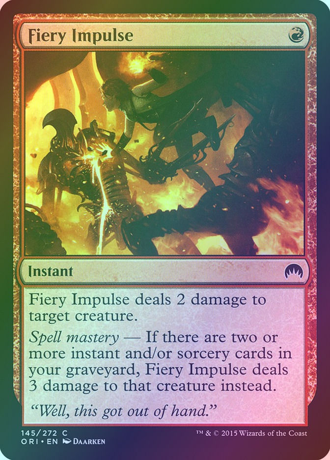 Fiery Impulse (ORI) (145) / Foil
