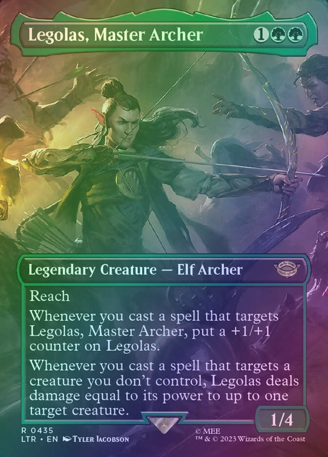 Legolas, Master Archer (LTR) (435) / Borderless / Foil