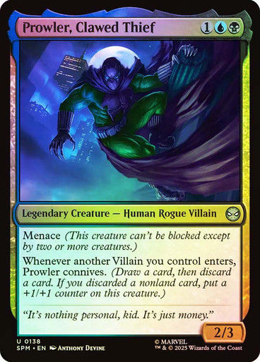Prowler, Clawed Thief (SPM) (138) / Foil