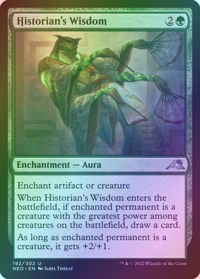 Historian's Wisdom (NEO) (192) / Foil